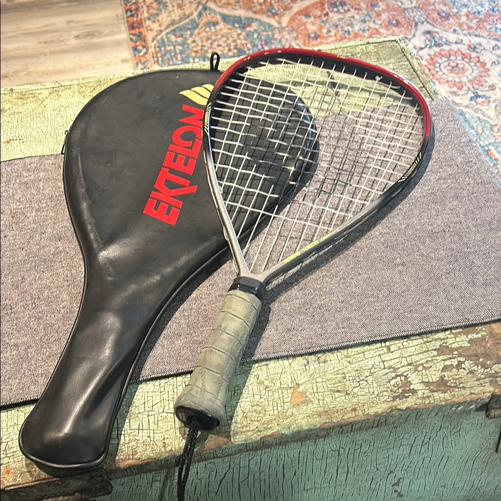 Ektelon Racquetball Racket with Cover - Red and Black